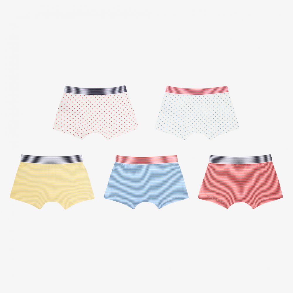 Boys Multicolor Cotton Underwear Set (5 Pack)
