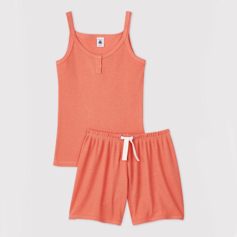 Girls Pink Vest Set