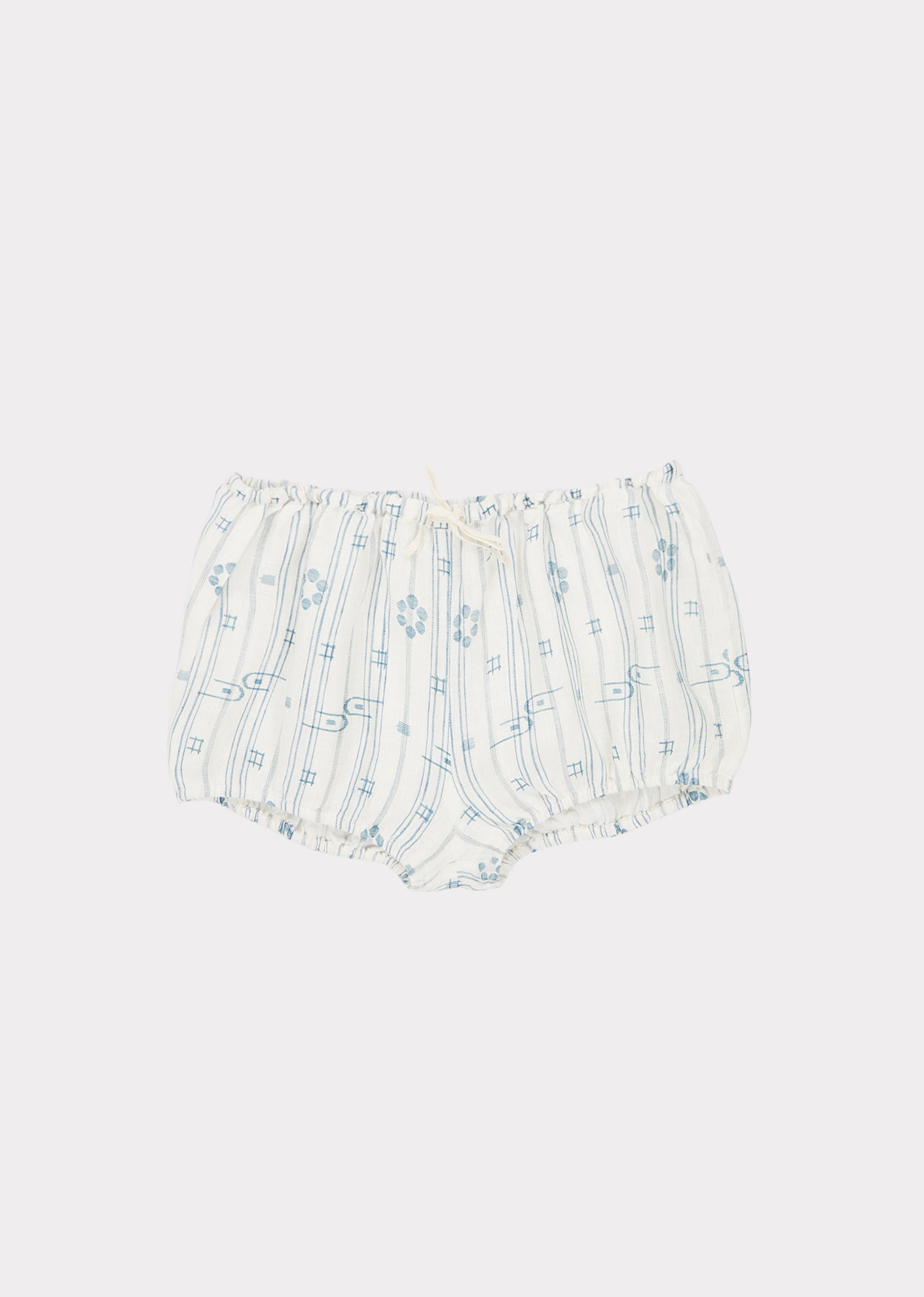 Girls Light Blue Printed Set