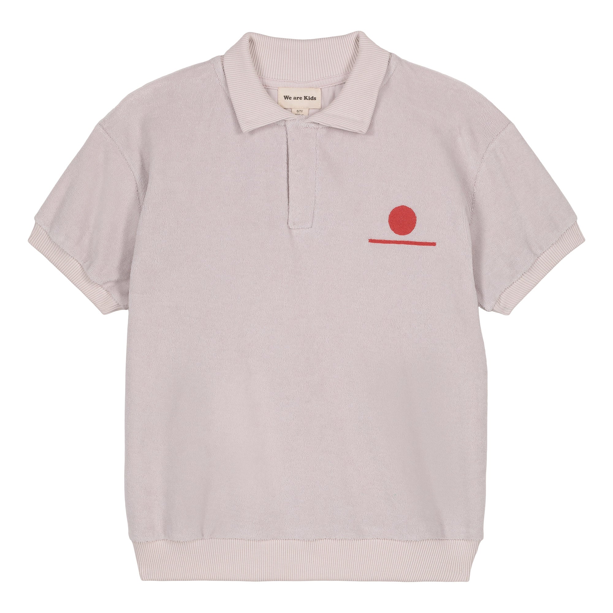 Boys & Girls Pale Purple Cotton Polo Shirt