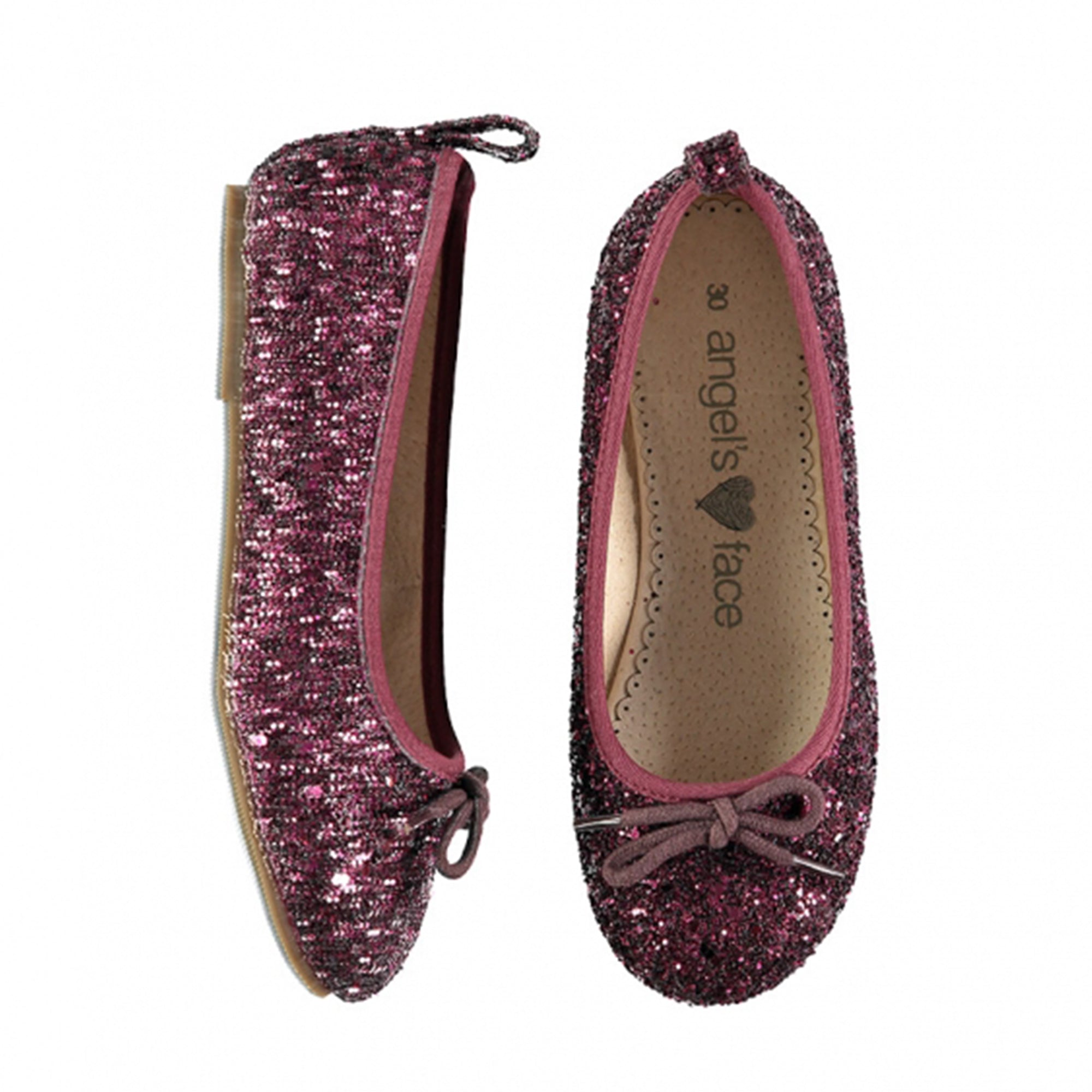 Girls Burgundy Shoes