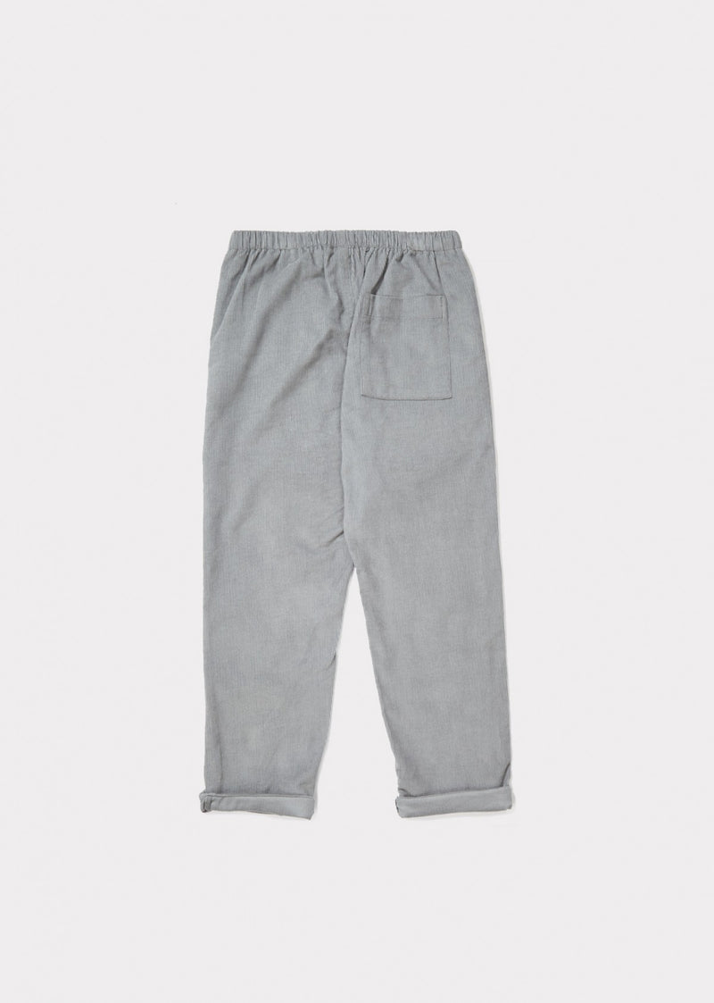 Girls Grey Cotton Trousers
