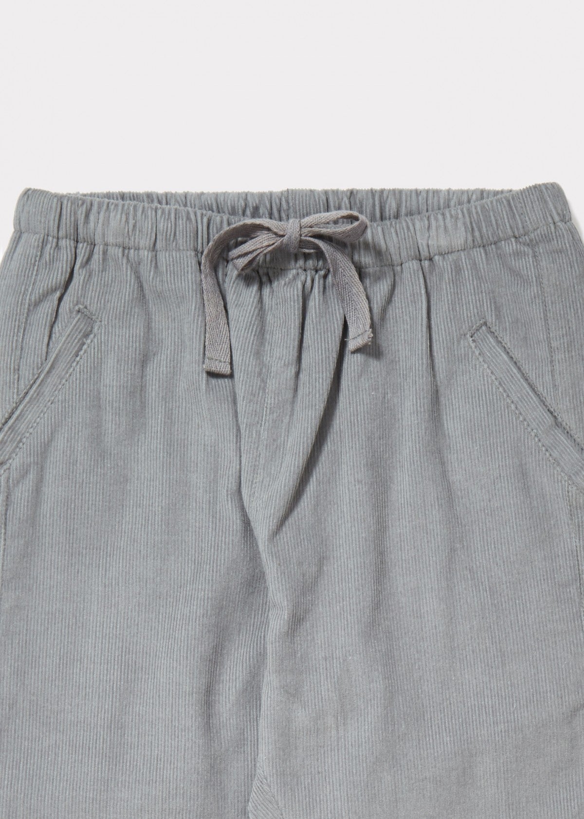 Girls Grey Cotton Trousers