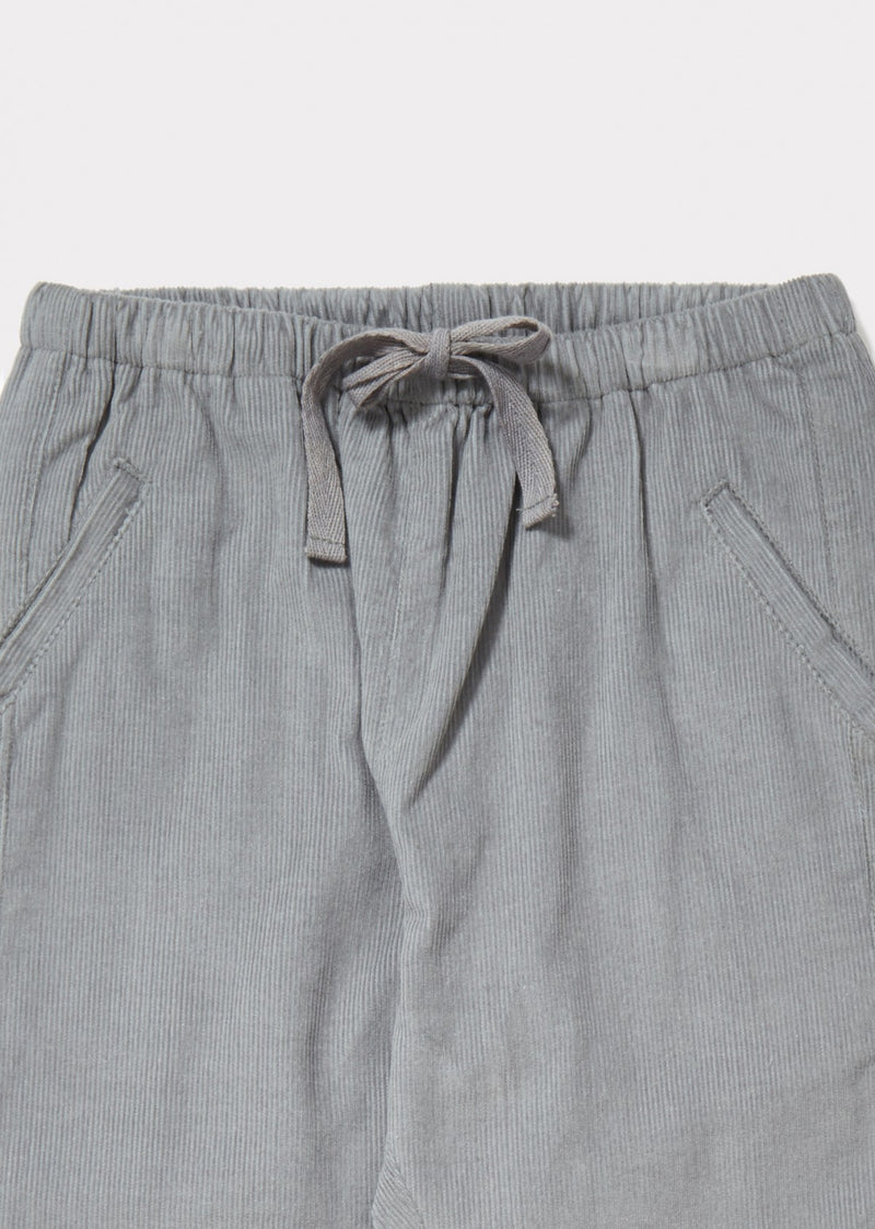 Girls Grey Cotton Trousers