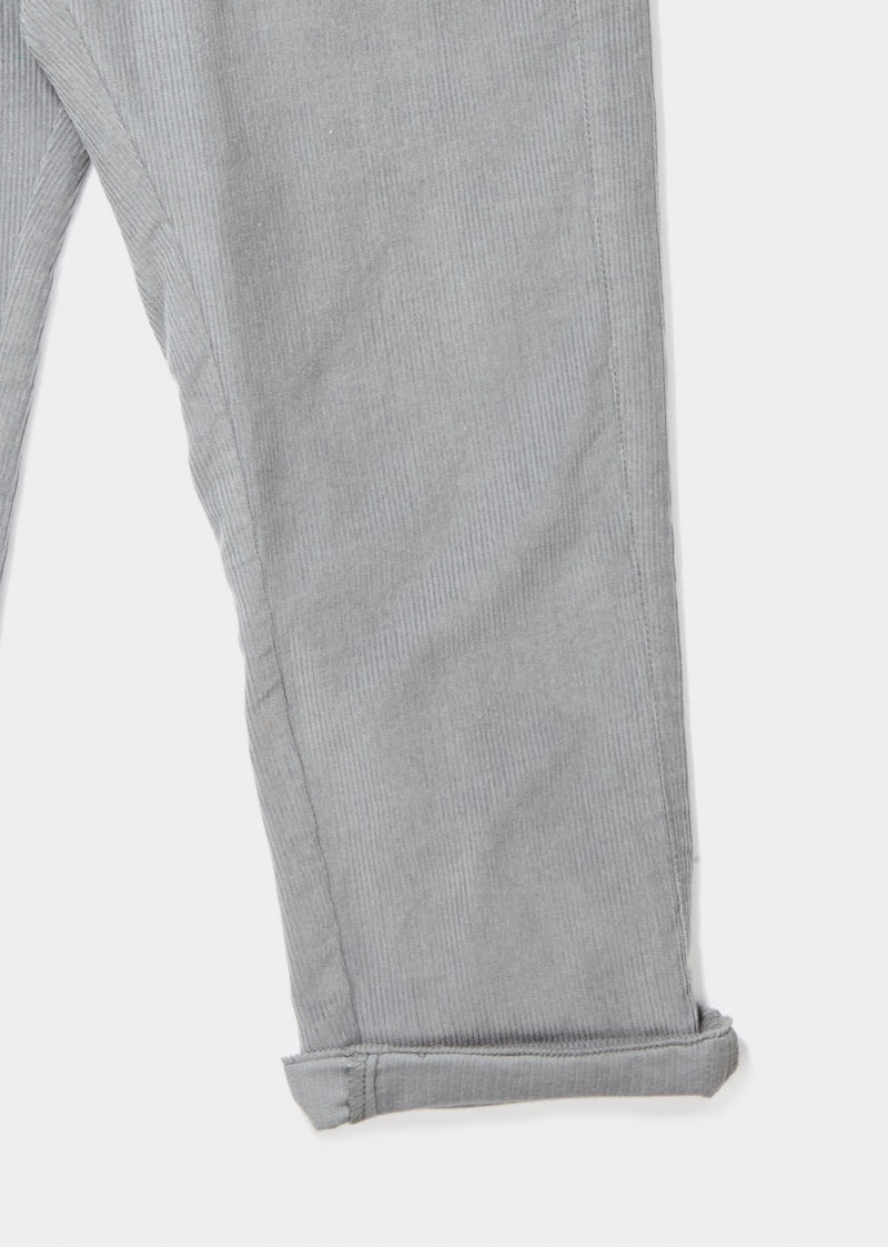 Girls Grey Cotton Trousers