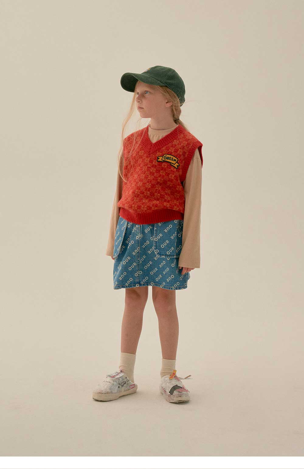 Boys & Girls Red Knit Vest