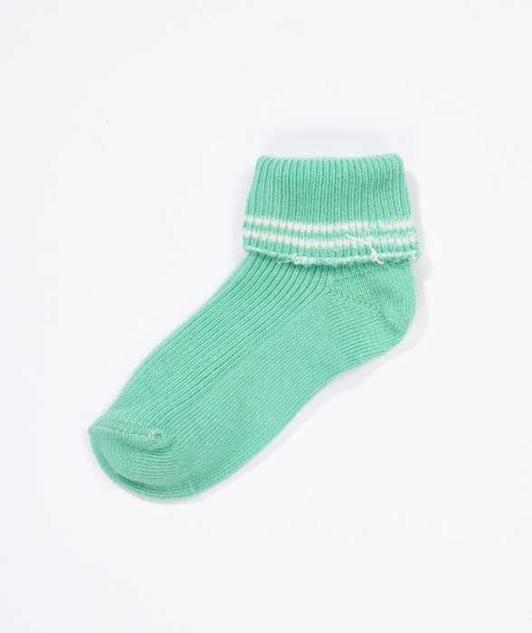 Baby Girls Green Cotton Socks