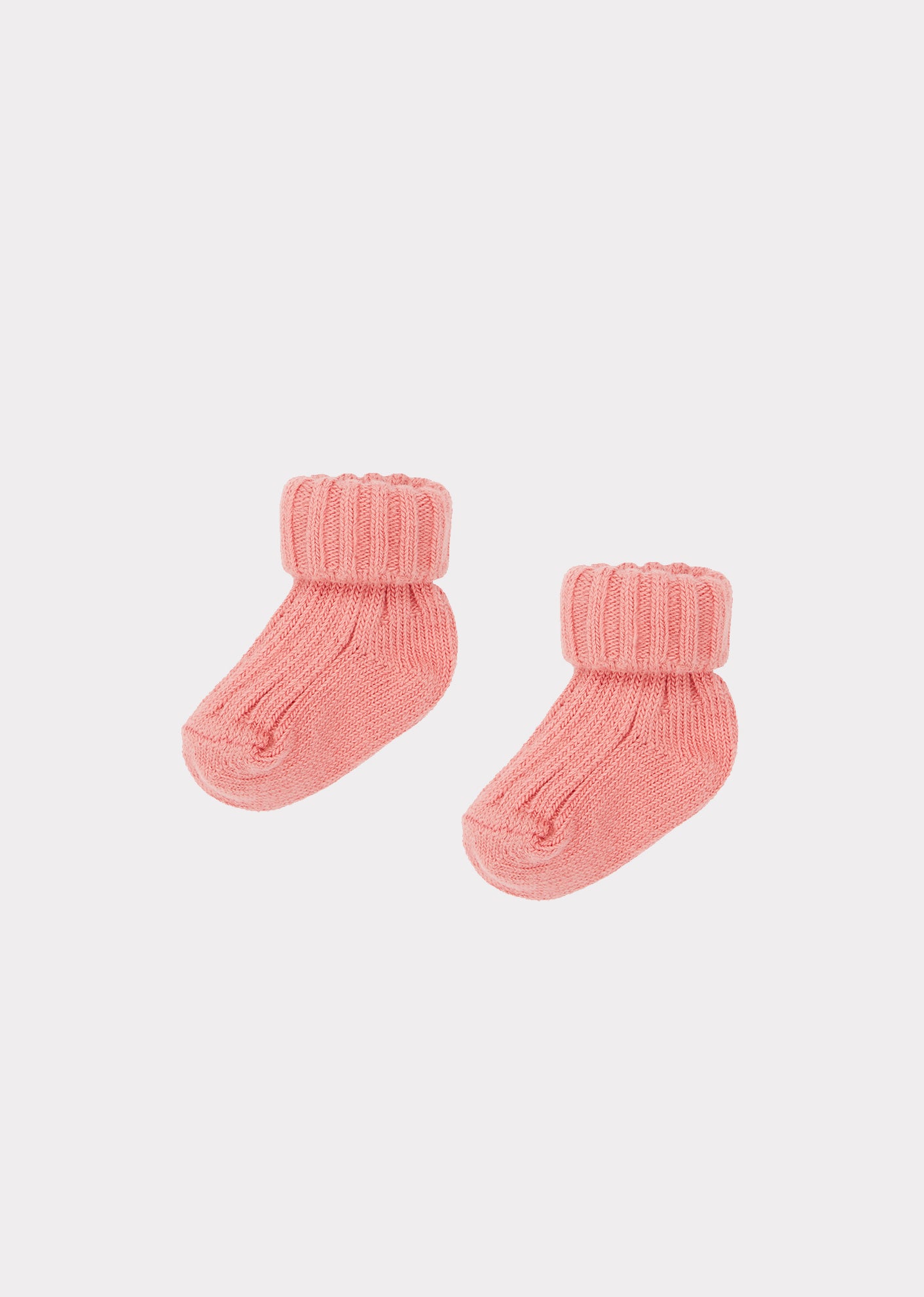 Baby Boys & Girls Pink Cotton Socks