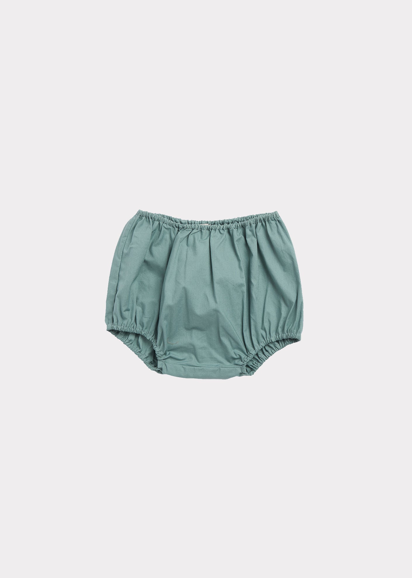 Baby Girls Cyan Cotton Bloomers