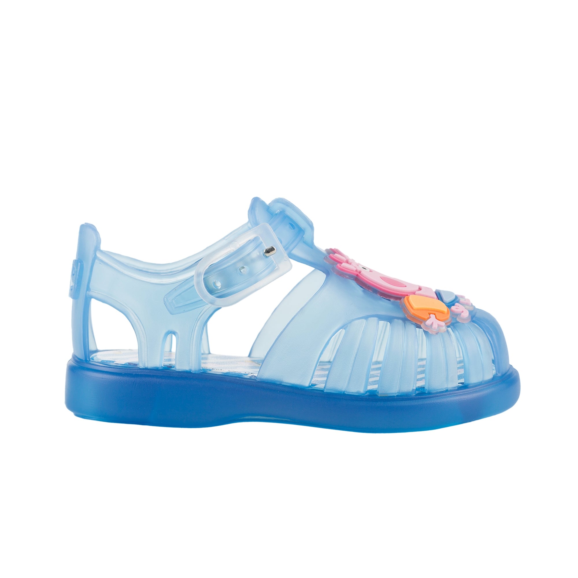 Boys & Girls Transparent Blue Jelly Shoes