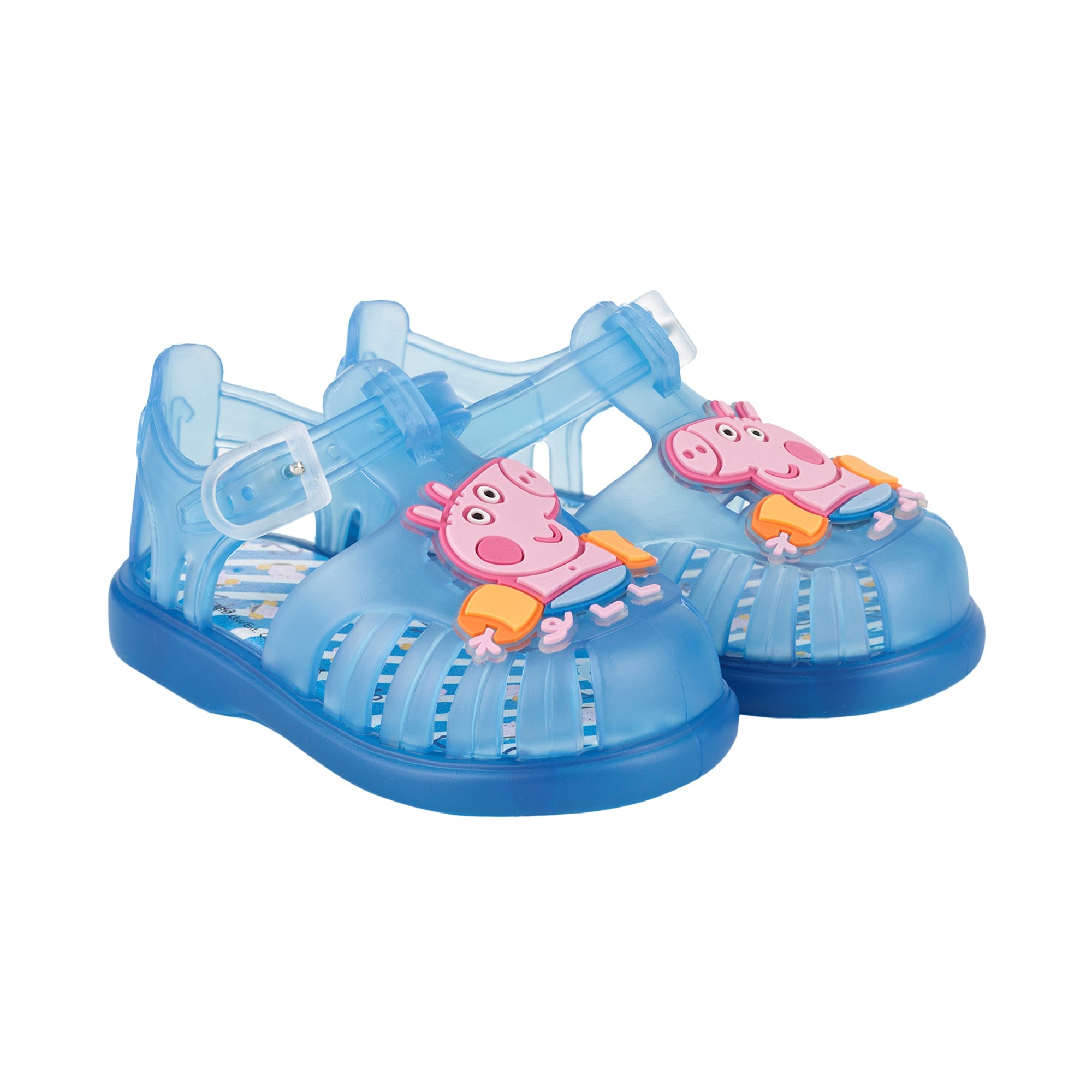 Boys & Girls Transparent Blue Jelly Shoes