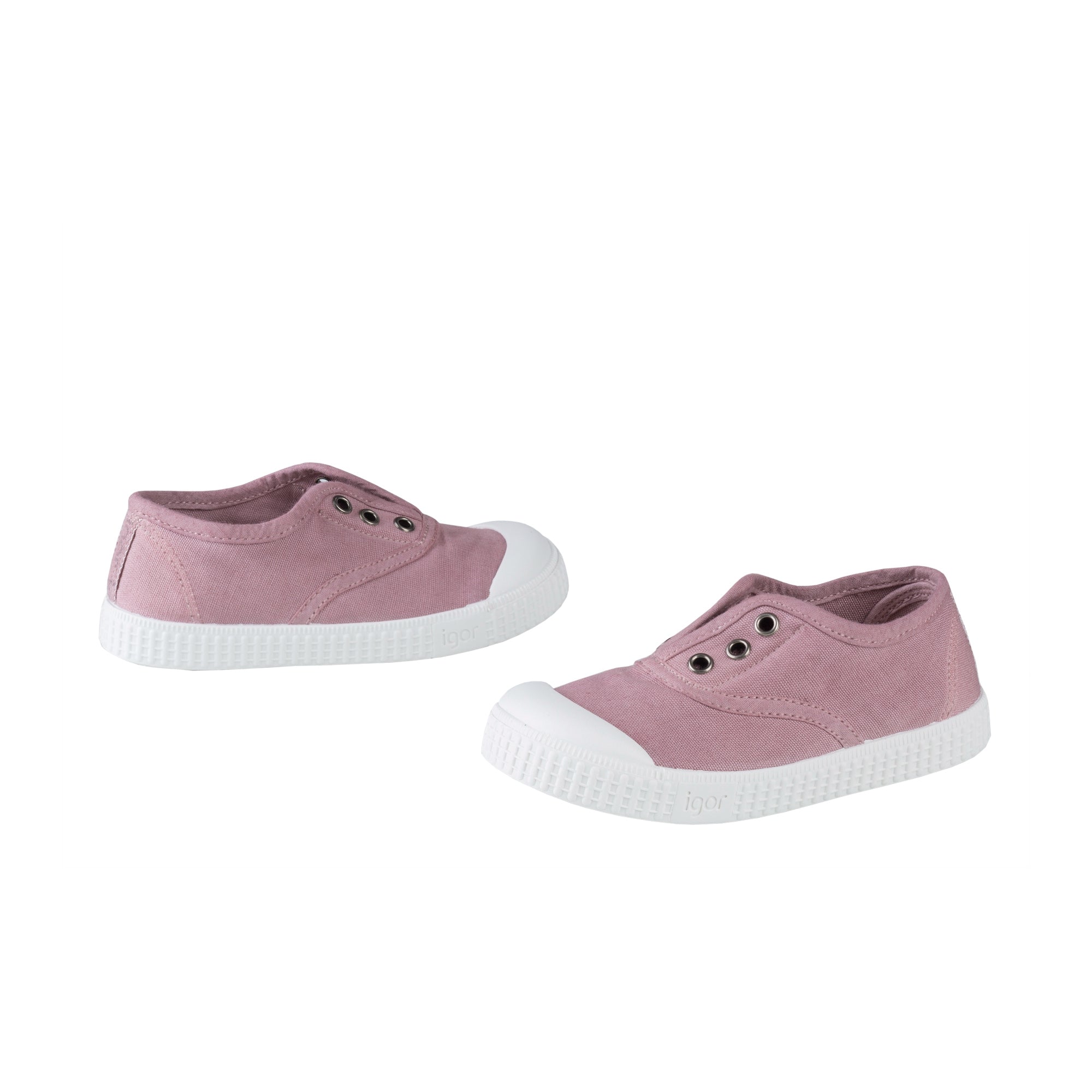 Girls Citron Purple Cotton Shoes