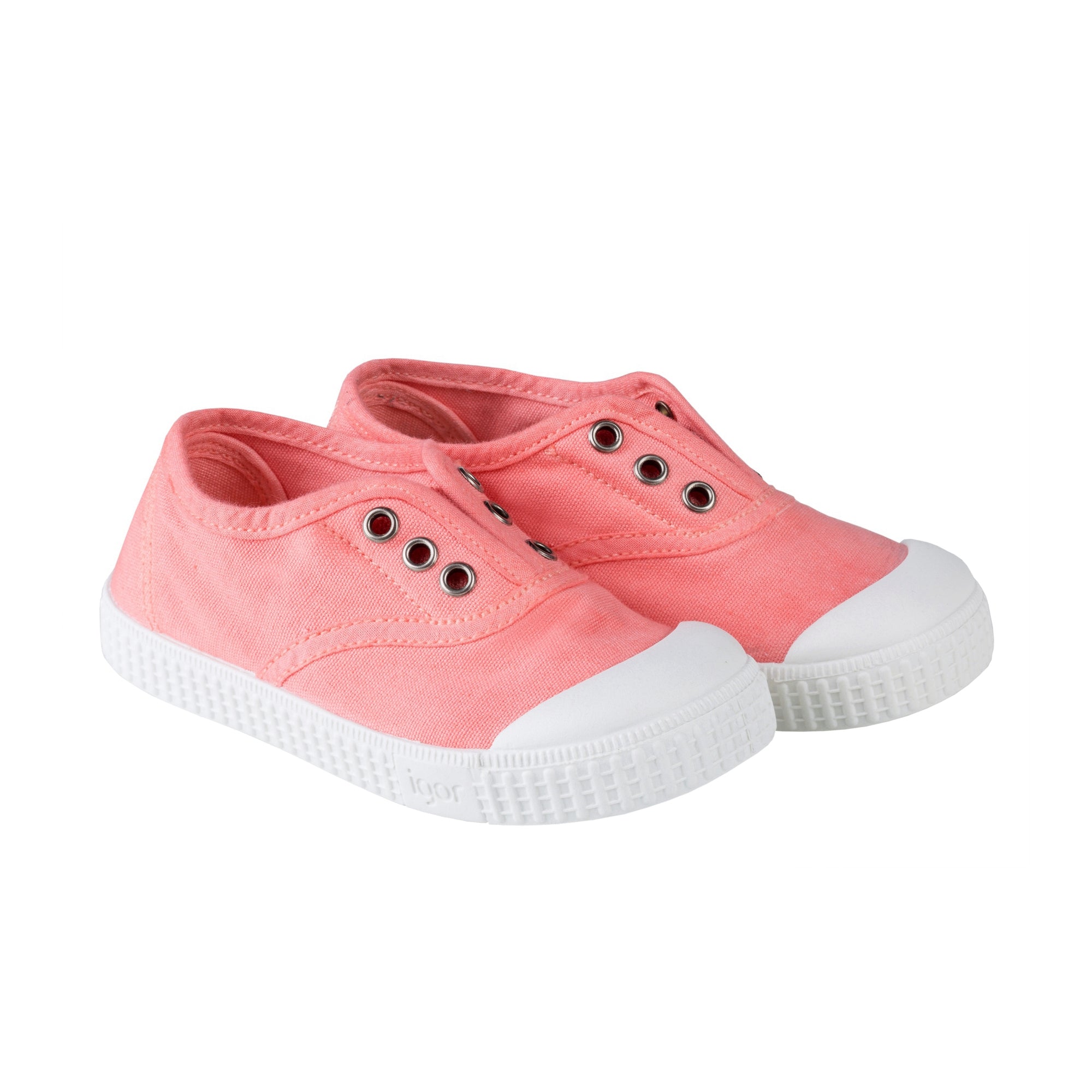Girls Light Pink Cotton Shoes