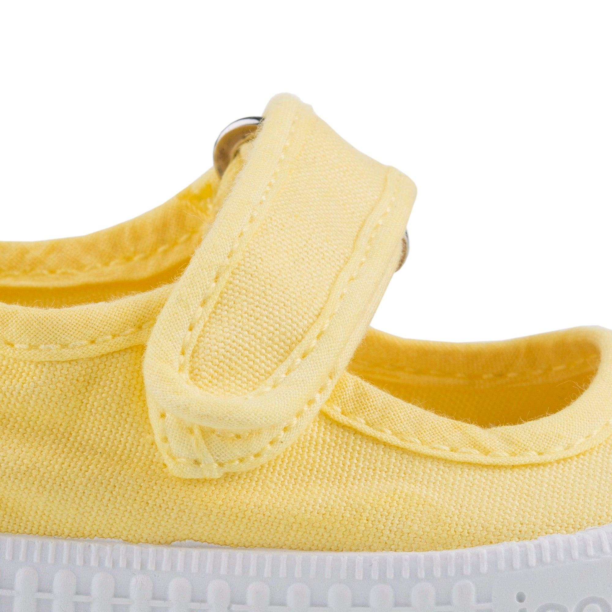 Girls Yellow Cotton Shoes