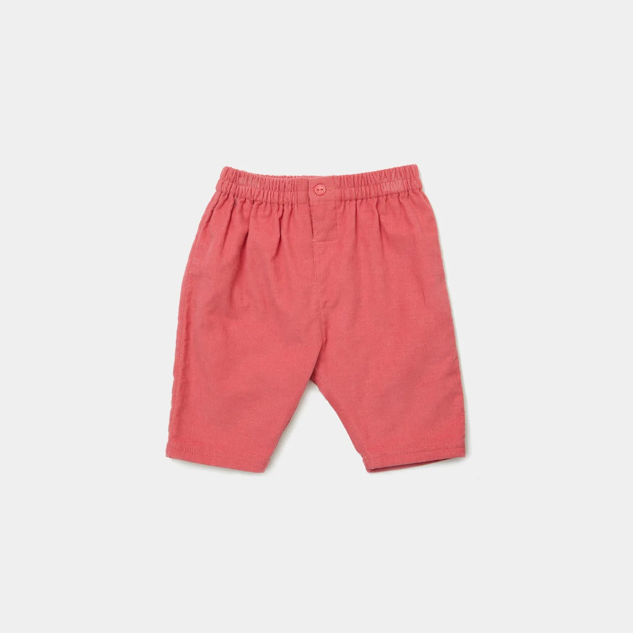 Baby Boys & Girls Pink Cotton Trousers