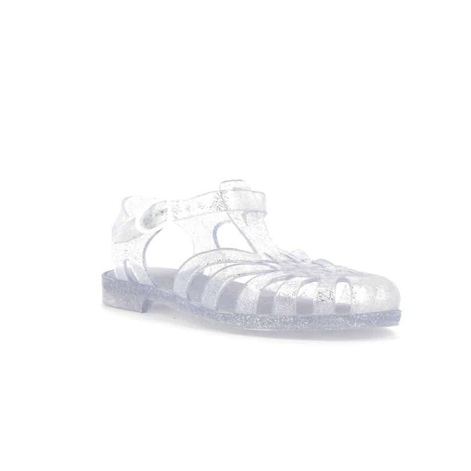 Boys & Girls Silver Glitter Sandals