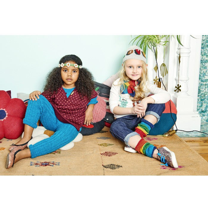 Baby Light Blue Alpaca Knitted Trouser - CÉMAROSE | Children's Fashion Store - 2