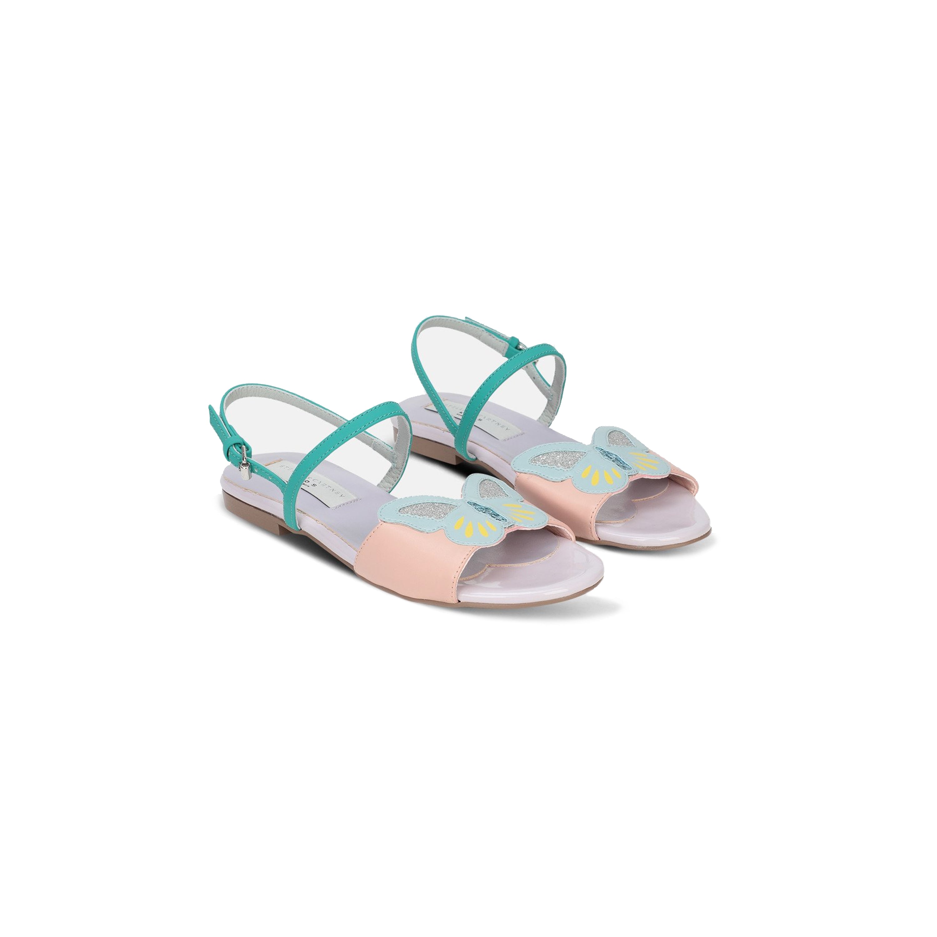 Girls Lilac Butterfly Sandals
