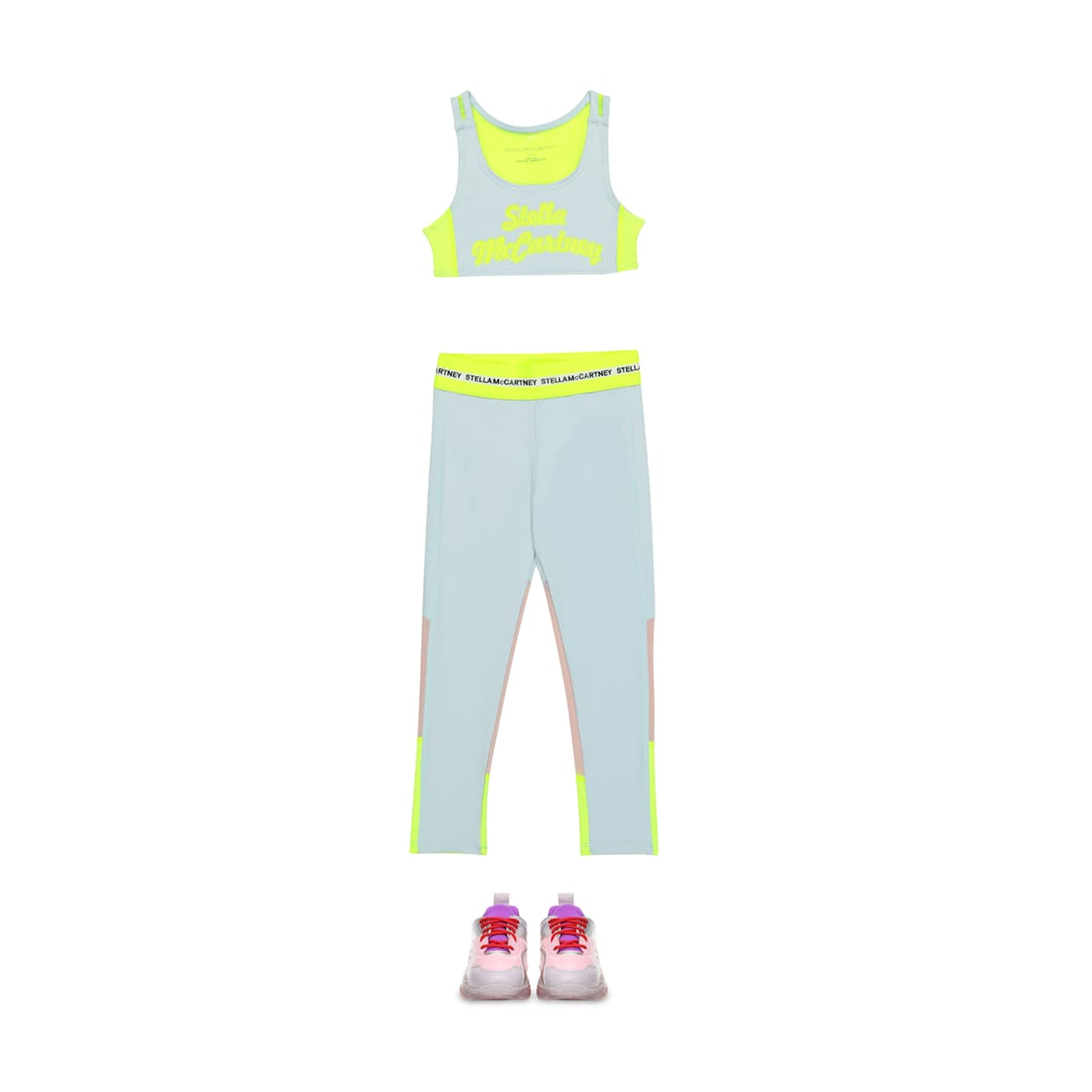 Girls Blue Logo Sport T-Shirt