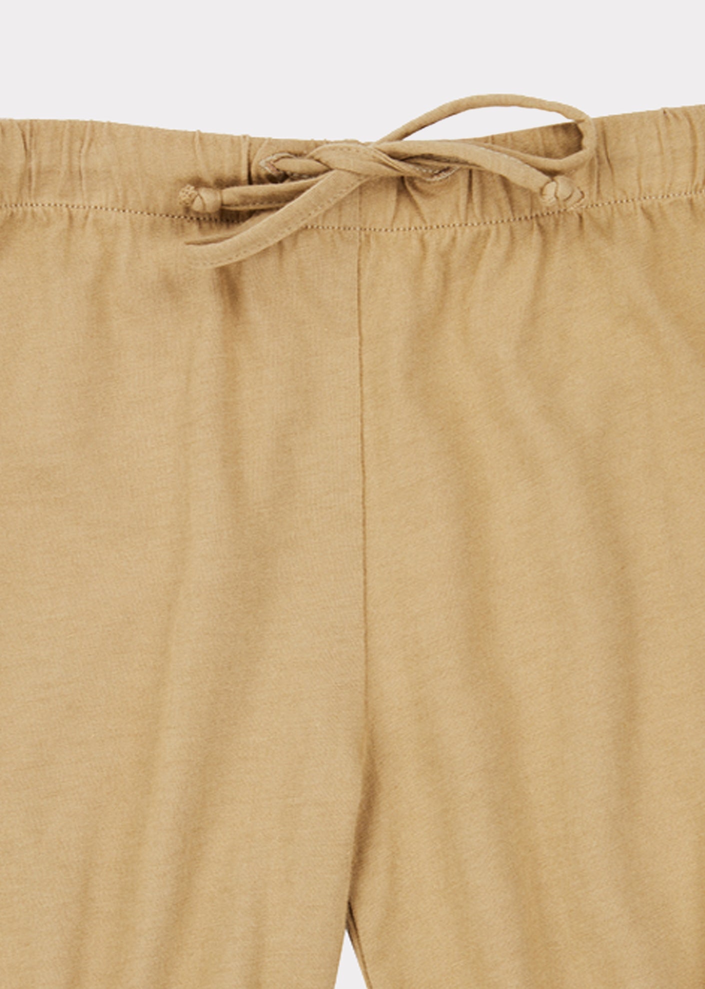 Baby Girls Light Khaki Cotton Trousers
