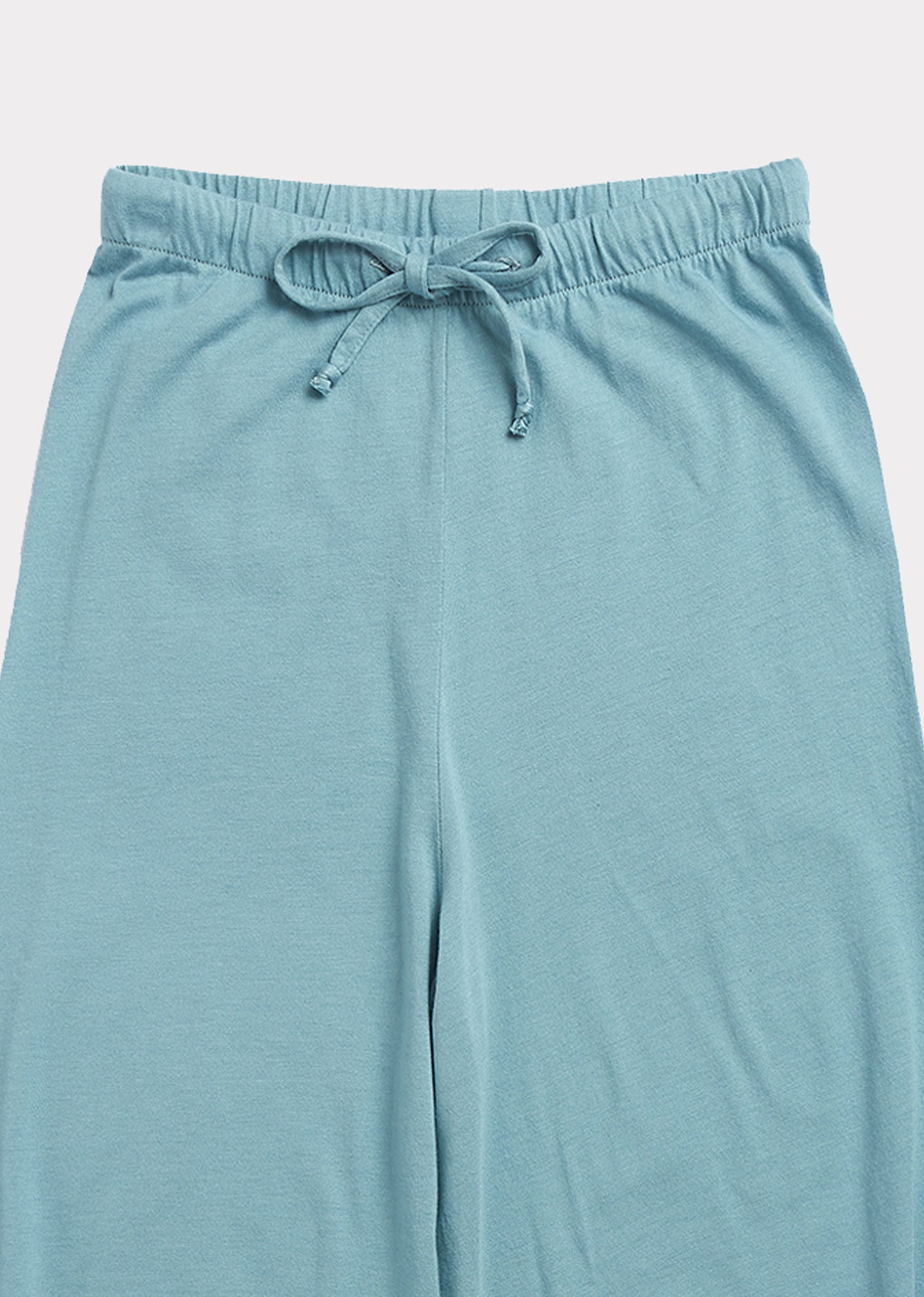 Girls Lake Blue Cotton Trousers