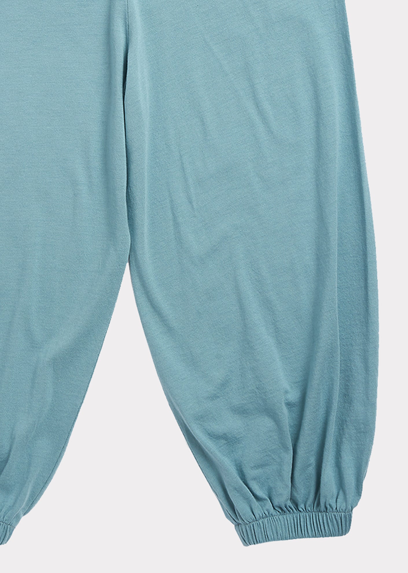 Girls Lake Blue Cotton Trousers
