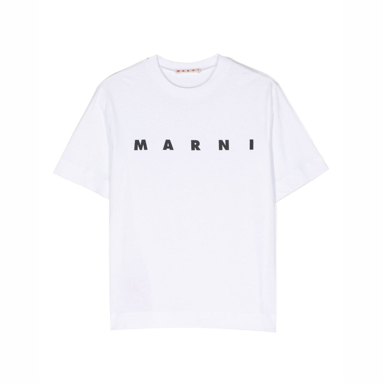 Boys & Girls White Logo Cotton T-Shirt