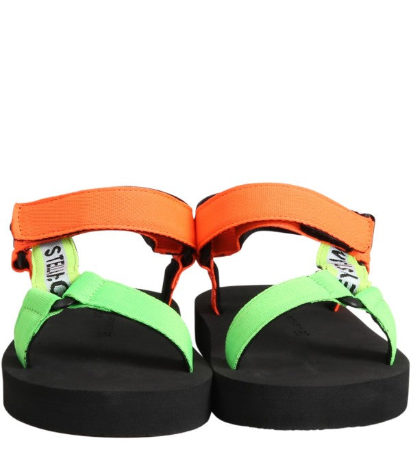 Girls Multicolor Tape Sandals