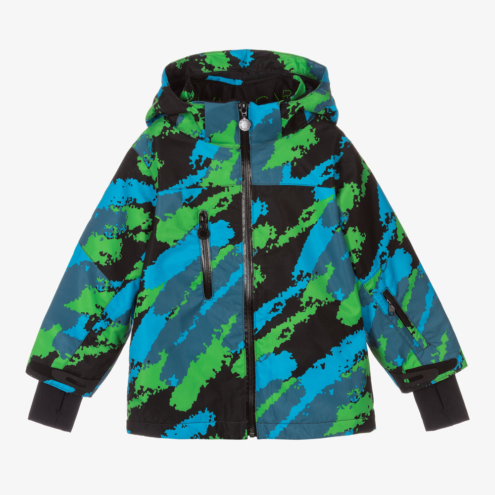Boys & Girls Green Printed Snow Set