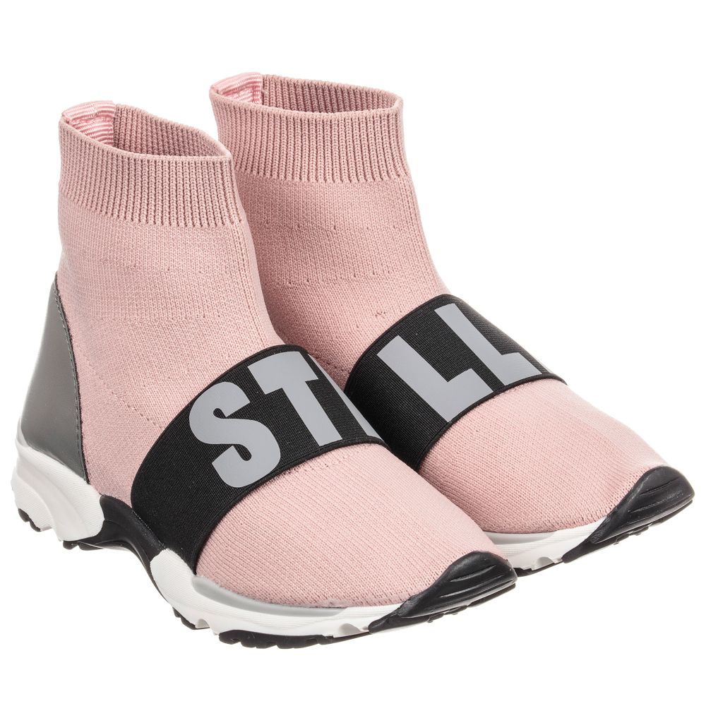 Girls Dusky Rose Logo Shoes