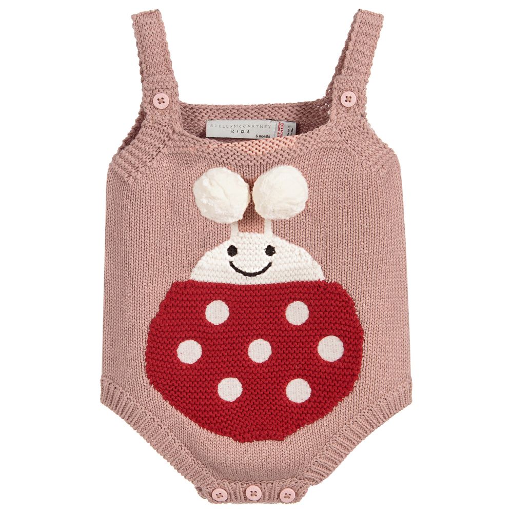 Baby Girls Dusky Rose Cotton Jumpsuit