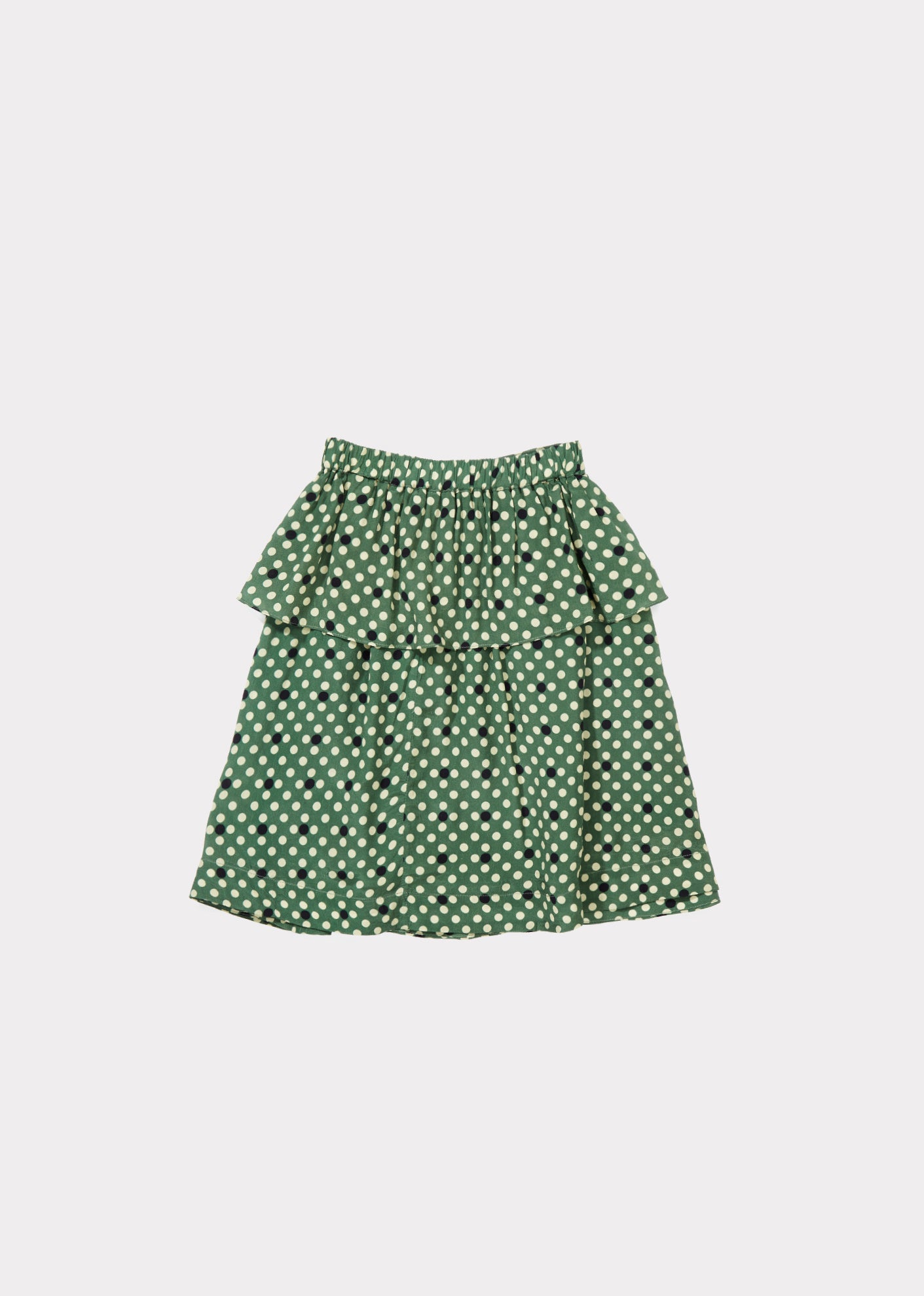 Girls Green Dots Skirt