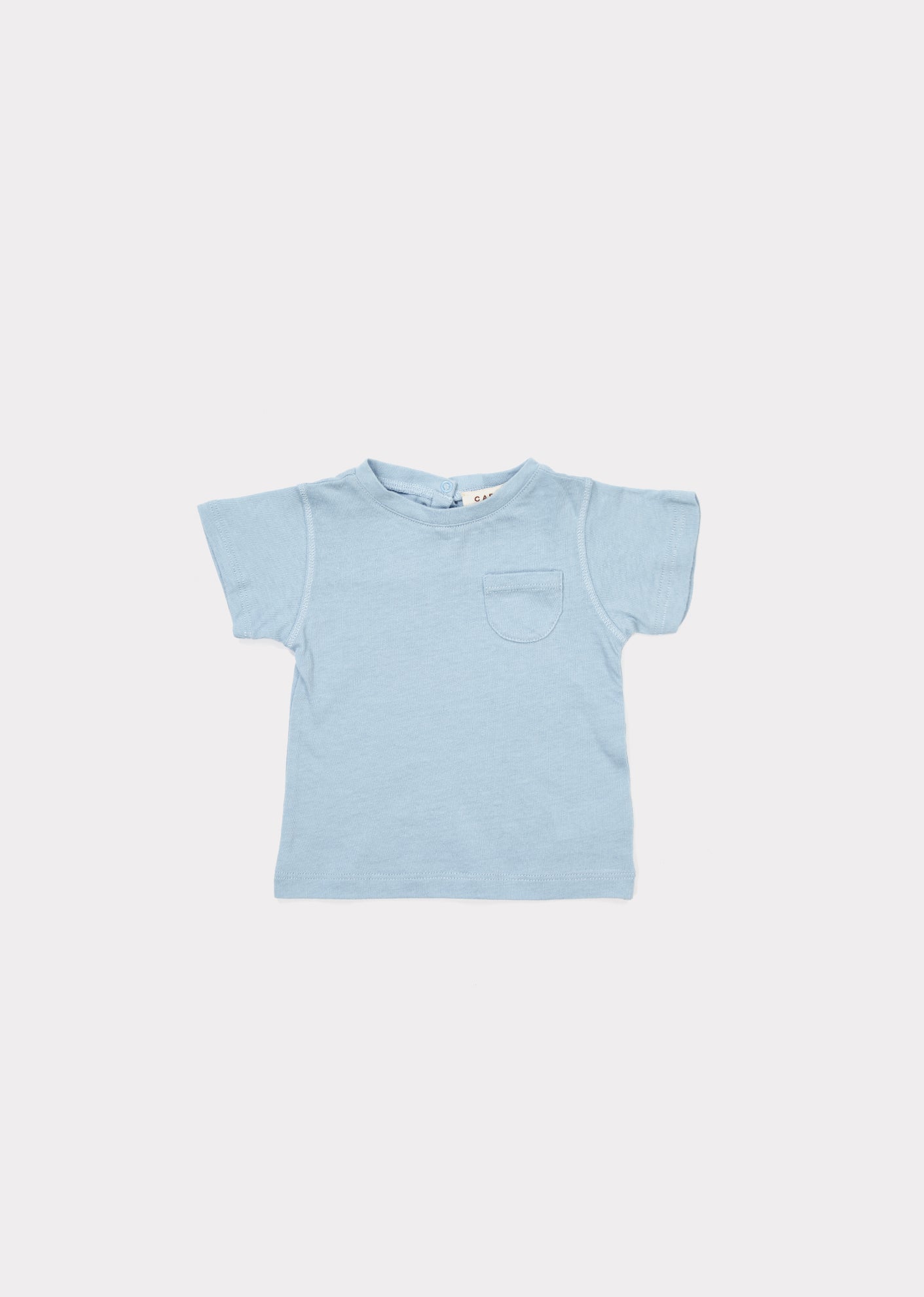 Baby Boys Blue Cotton T-shirt
