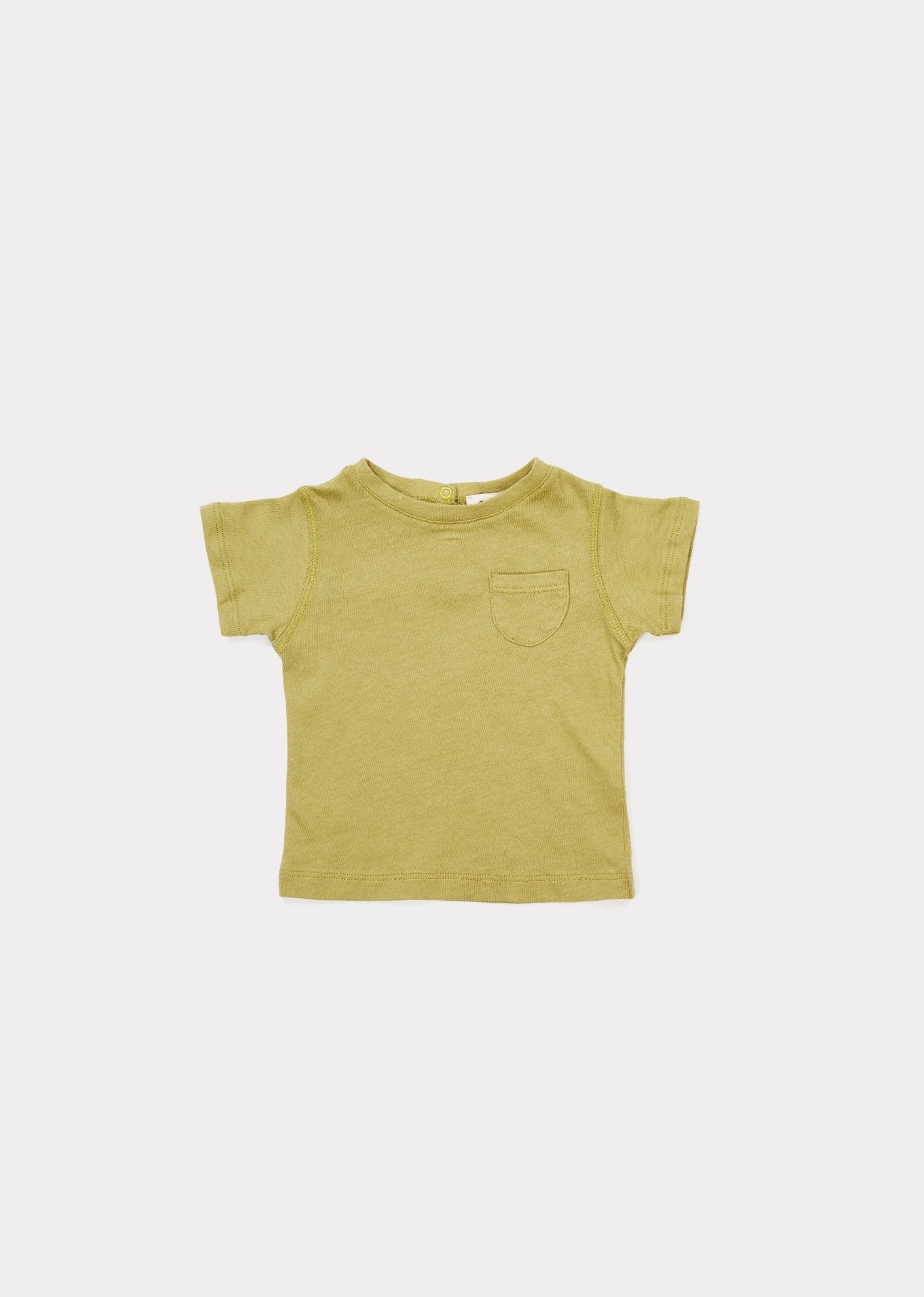 Baby Boys Yellow Cotton T-shirt