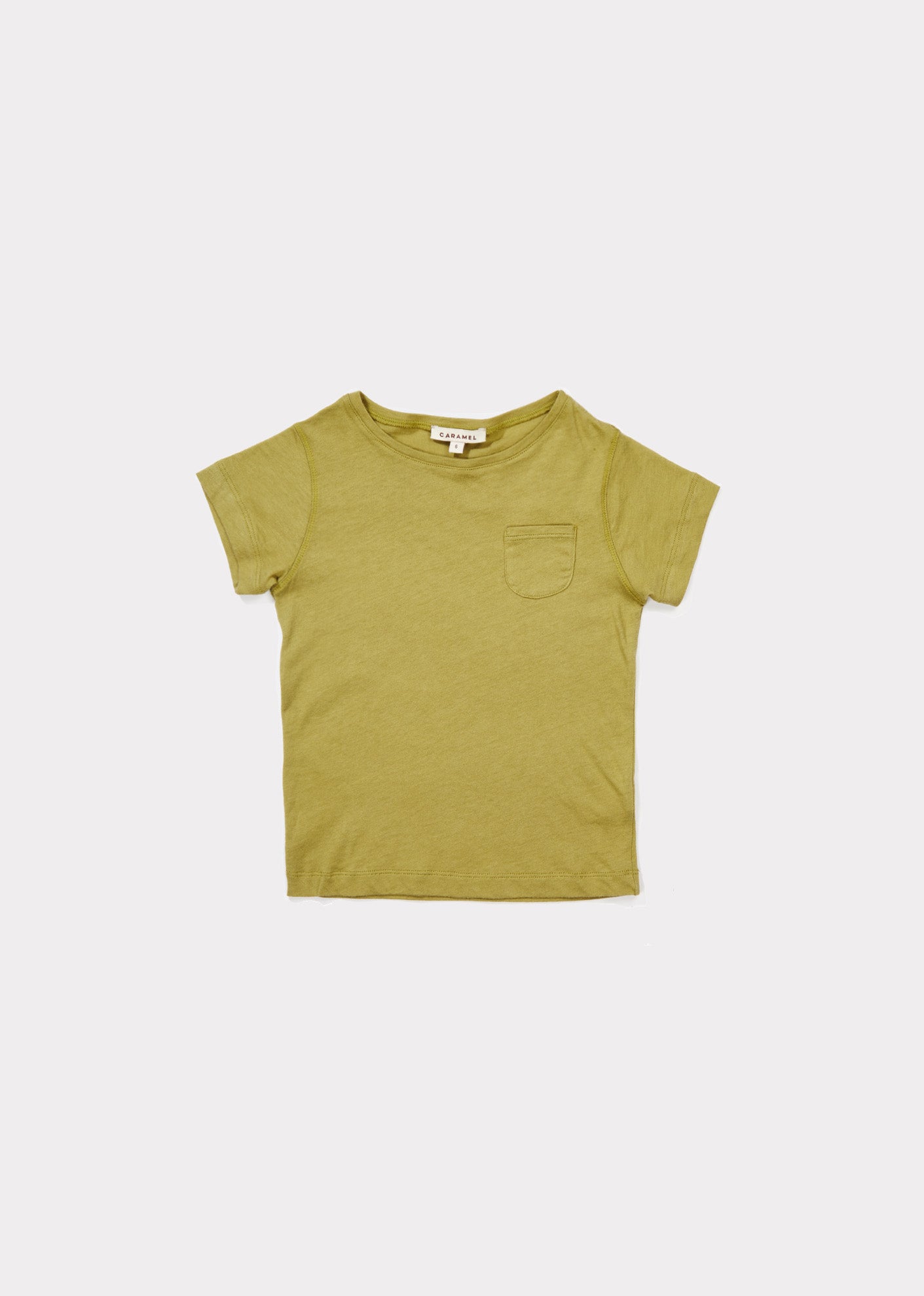 Boys Yellow Cotton T-shirt