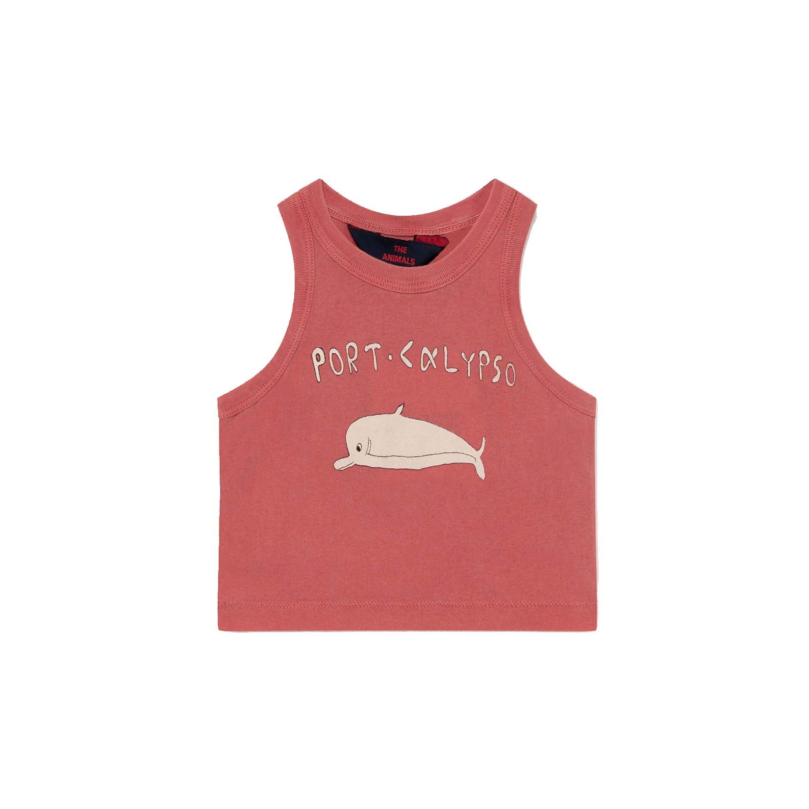 Baby Boys & Girls Red Dolphin Cotton Vest
