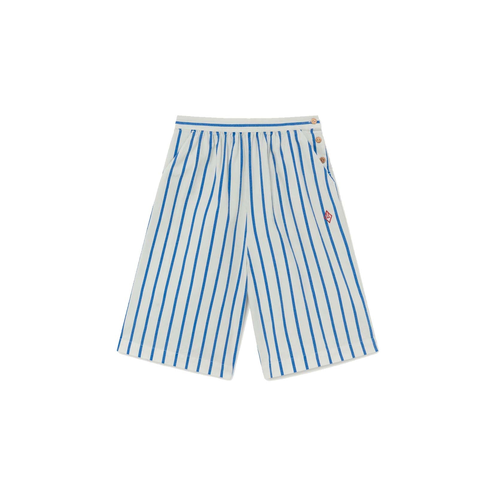Boys & Girls Blue Stripe Cotton Trousers