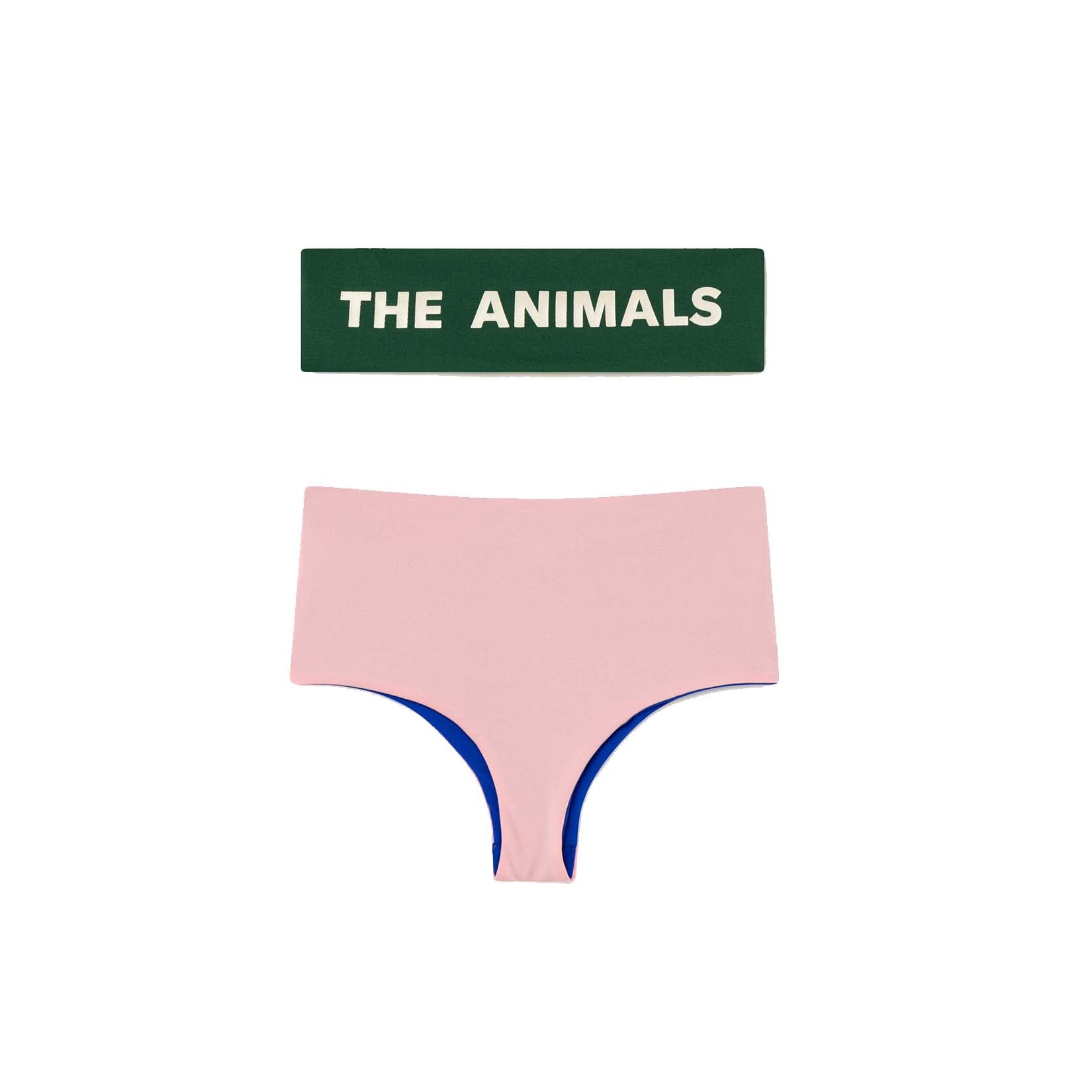 Girls Pink Logo Swimsuit