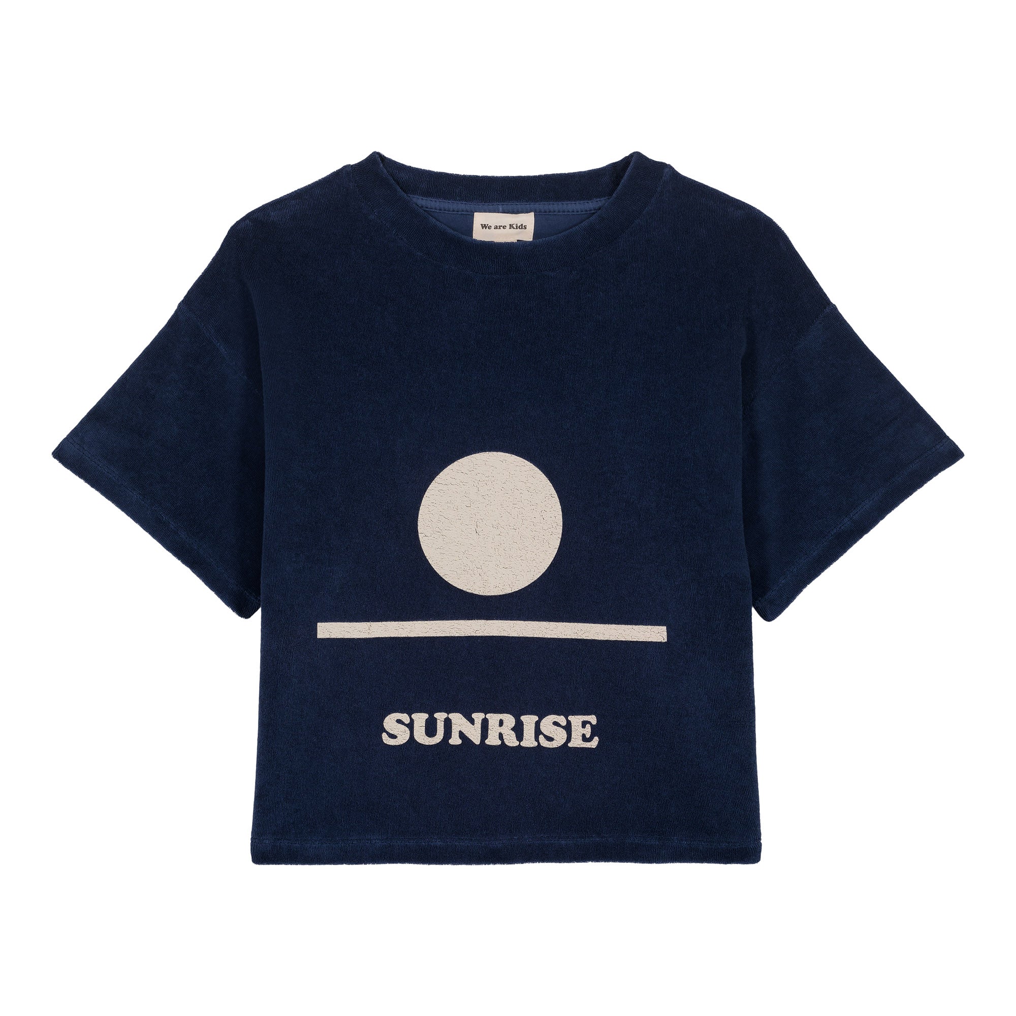 Boys & Girls Blue Logo Cotton T-Shirt