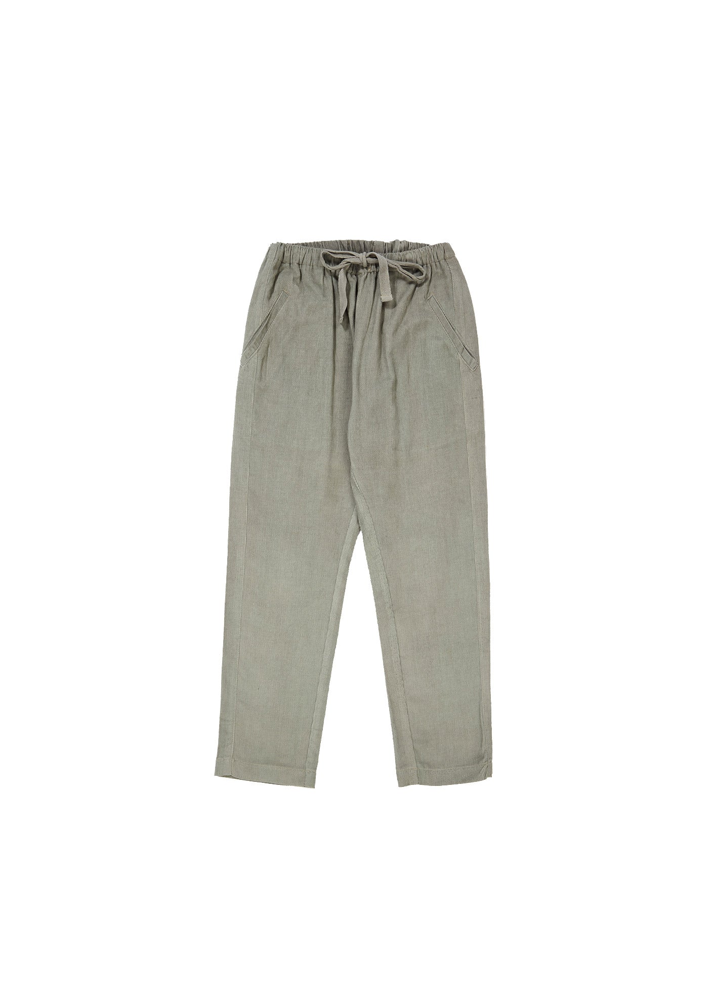 Girls Light Blue Cotton Trousers
