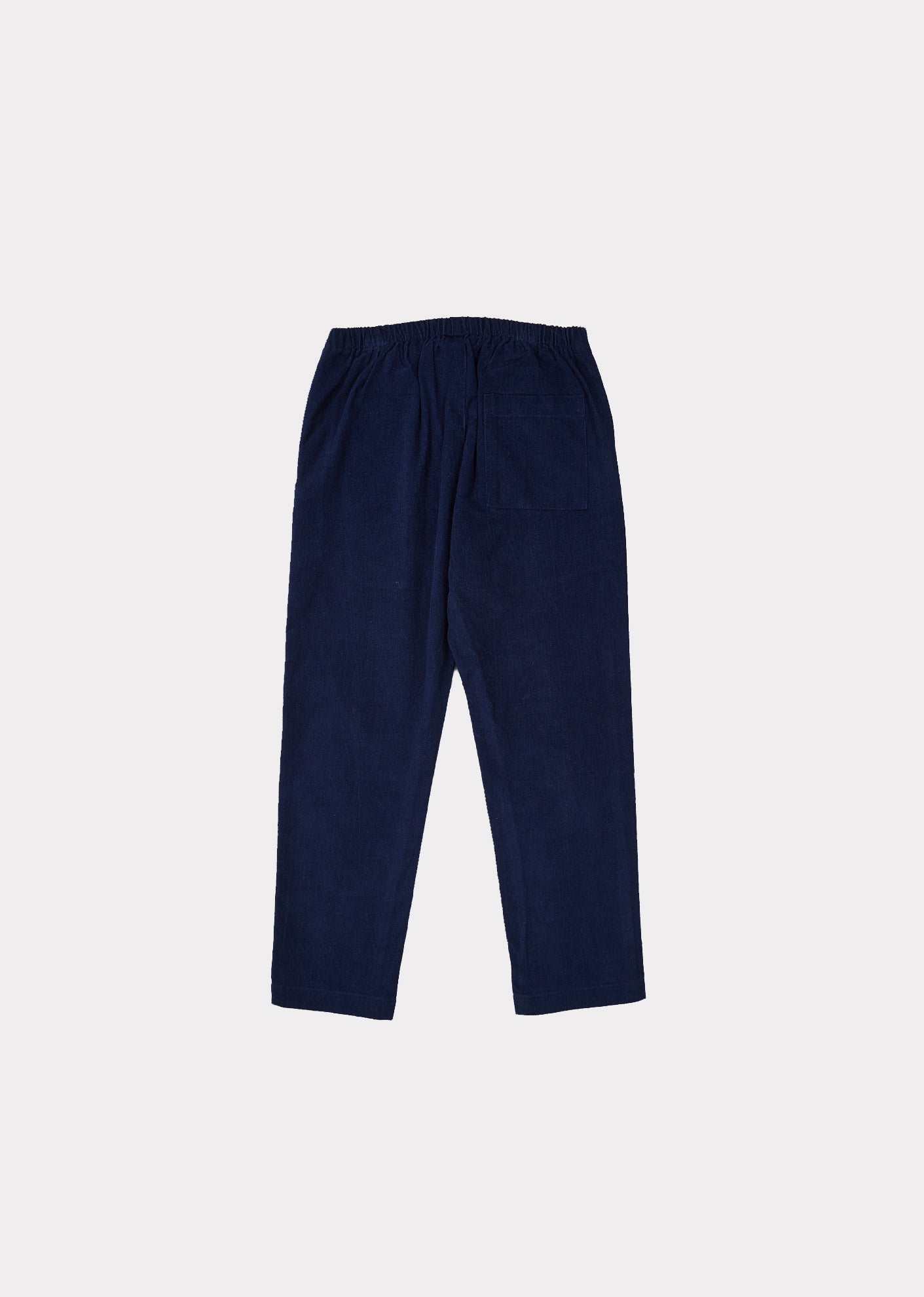 Girls Dark Blue Cotton Trousers