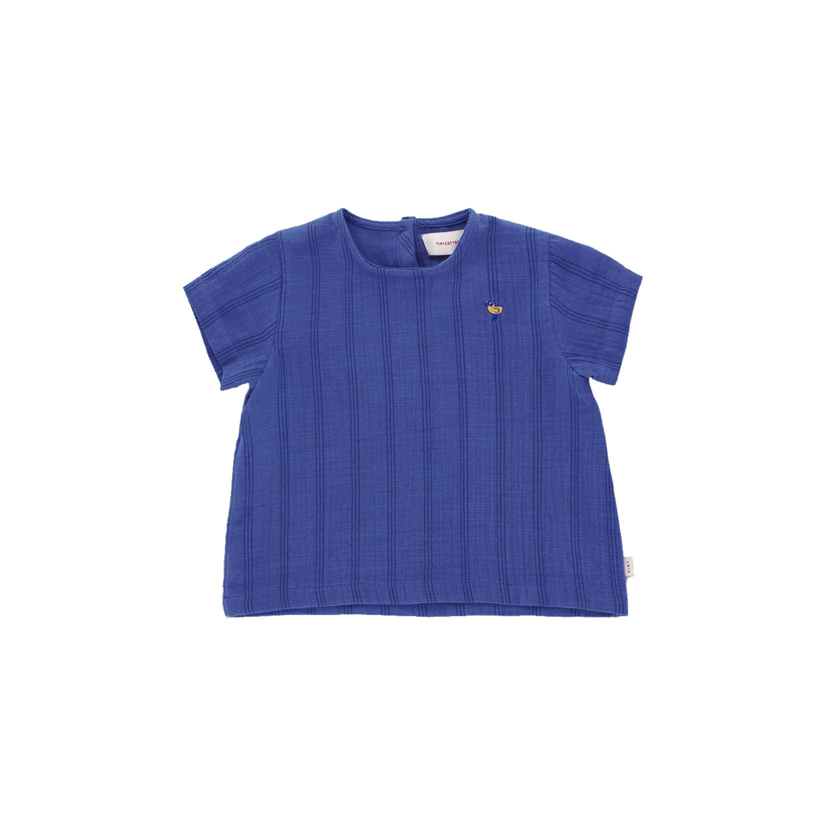 Baby Boys Blue Cotton T-Shirt