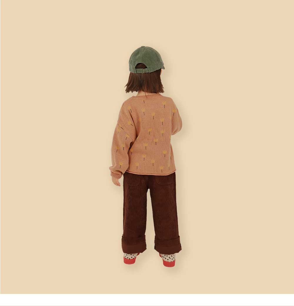 Girls Light Brown Sweater