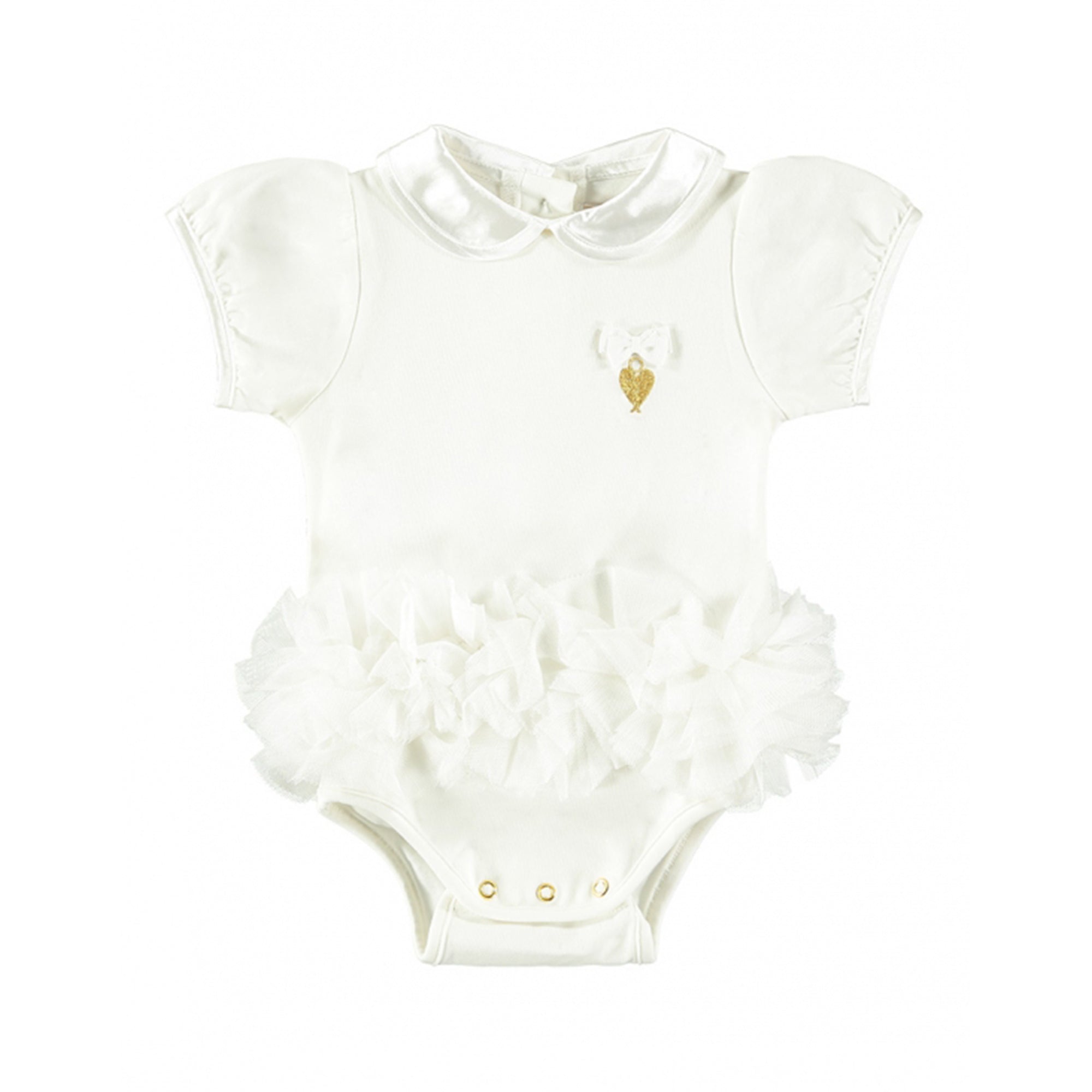 Baby Girls White Babysuit