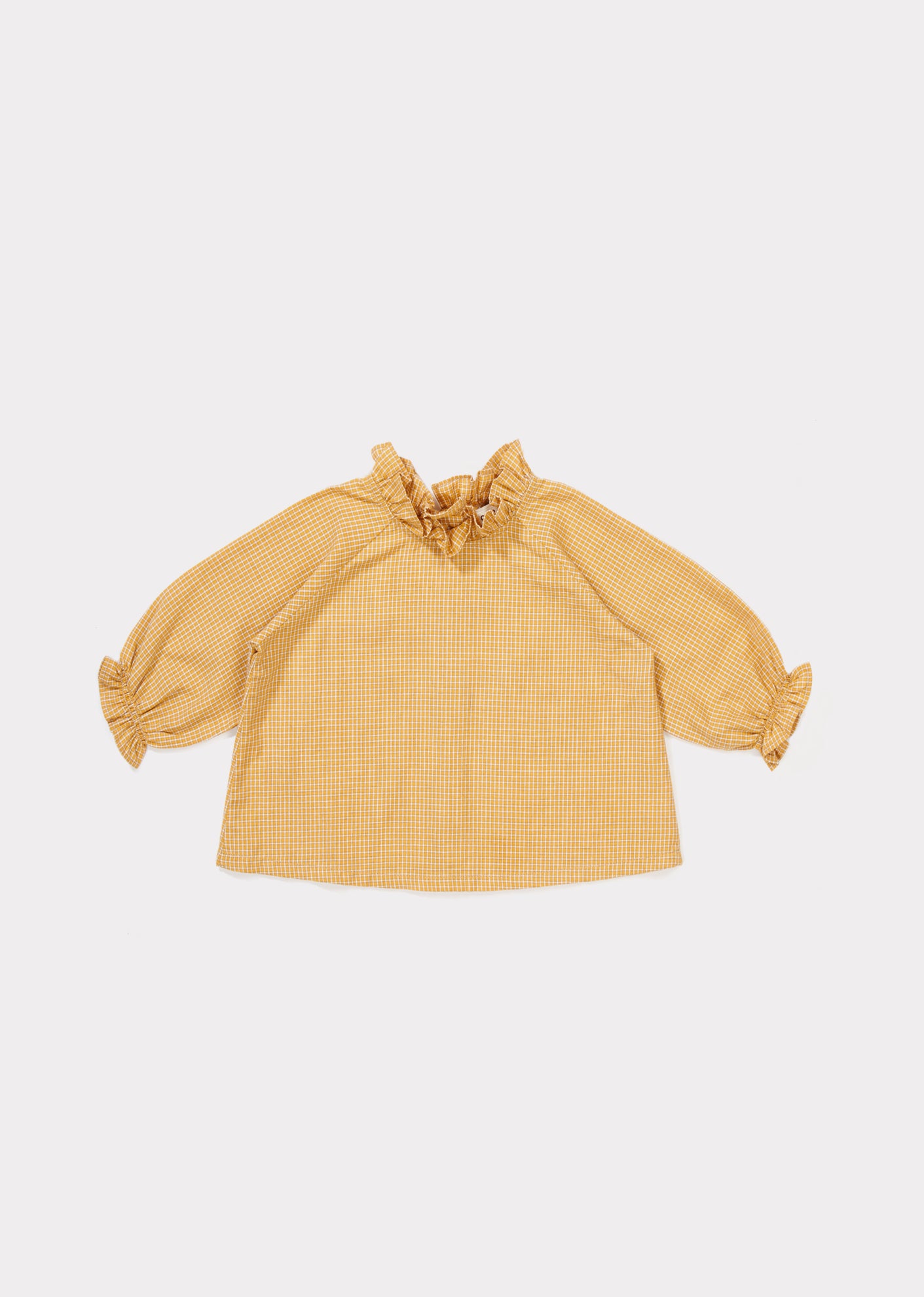 Baby Girls Orange Cotton Blouse