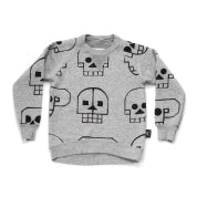 Boys & Girls Grey Skull Robot Sweatshirt