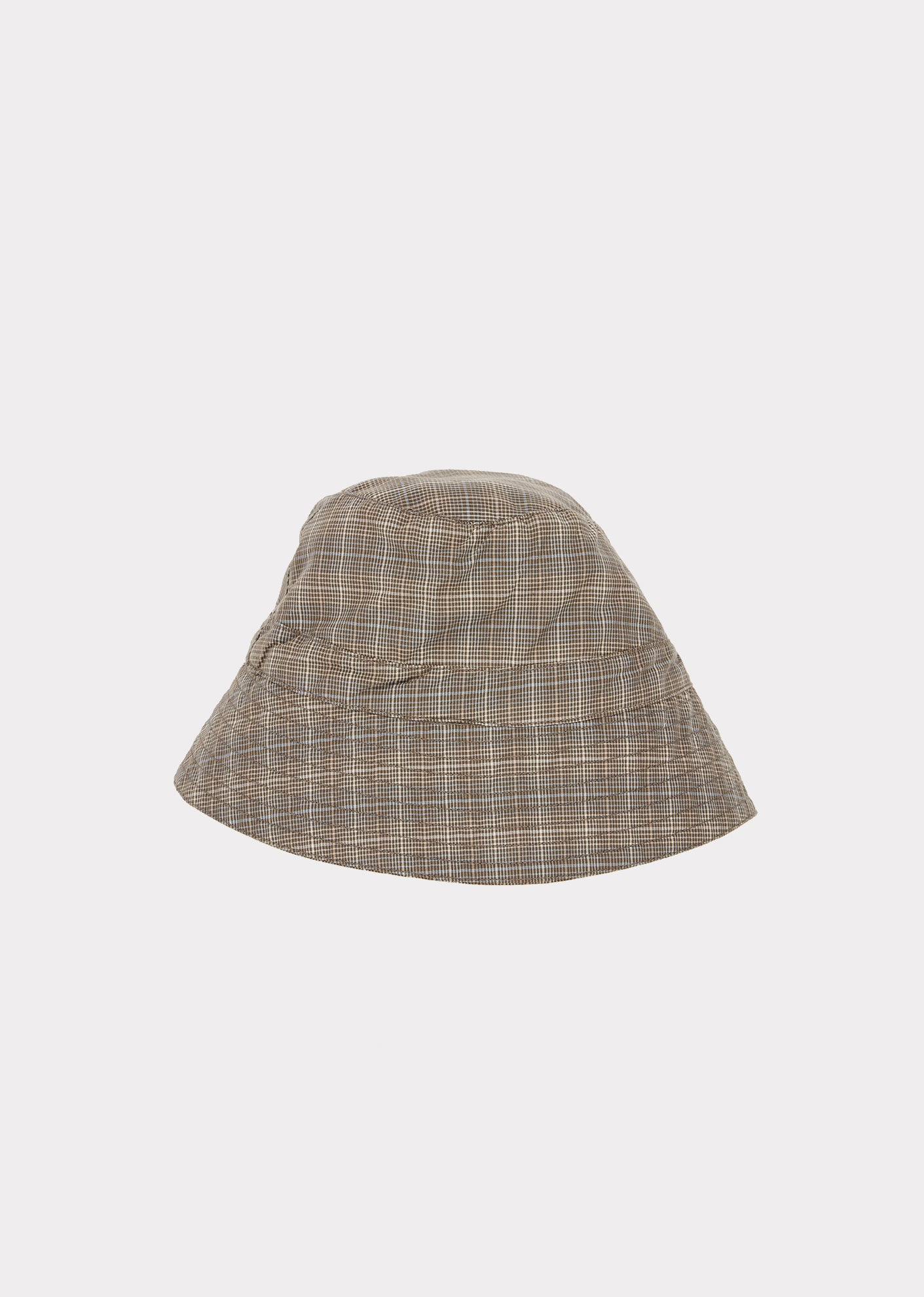 Baby Boys Grey Check Hat