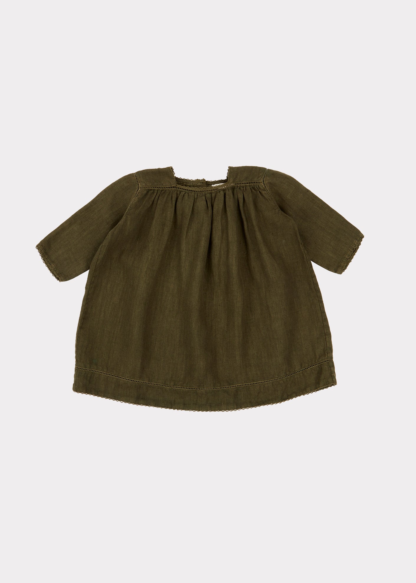 Baby Girls Dark Green Dress