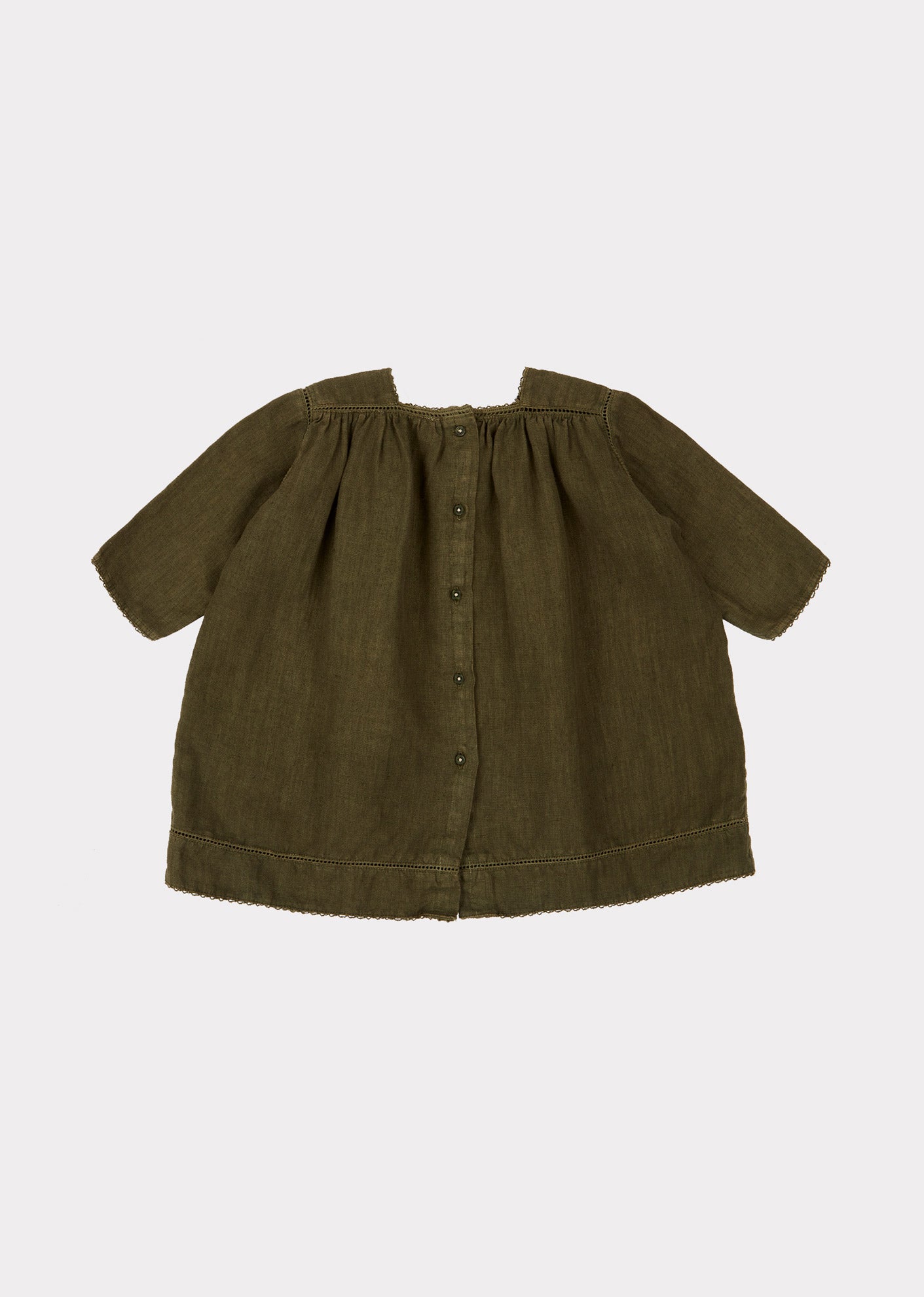 Baby Girls Dark Green Dress Baby Girls Dark Green Dress