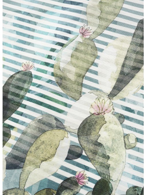 Girls Sage Green Cotton T-shirt